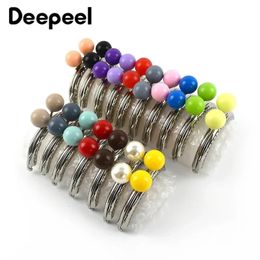 510 pièces Deepeel 85mm poignées de sac en argent supports de couture 20mm couleur perle sac à main cadre baiser fermoir bricolage sac à main accessoires 240202