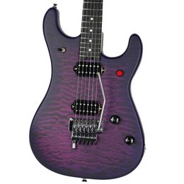 5150 Series Deluxe QM, diapasón de ébano, guitarra Purple Daze