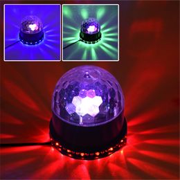 51LED Stage Magic Ball Light, 6 kleur Kleurrijke roterende lichten, KTV-feest, bruiloft, prestaties, clubbar Geluidsgestuurde laserprojector
