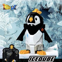 52 Toys Beastbox Series Ice Cube Series BB-08 Ice Cube Splicing Share Shift Toy Tidal Game Model Model Action Diagram 240513