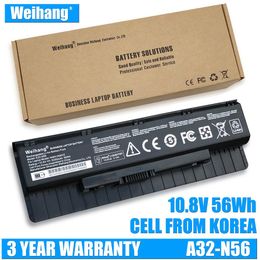 5200 mAh Corée Cellule Weihang A32-N56 Batterie Pour ASUS A31-N56 A32-N56 A33-N56 N46 N46V N46VM N46VZ N56 N56V N56VM N56VZ N76V N76V304C