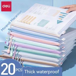 520 stks A4 Dikker Mesh Rits Zakje Documententas Waterdichte Zip Bestandsmappen School Kantoorbenodigdheden Etui Opbergzakken 231220