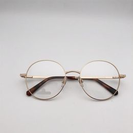 5259 072 le nouveau style de lunettes avec monture ronde incrustée de diamants sont des marques à la mode 53-19-140286S