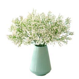 52cm Bébés Souffle Fleurs Artificielles En Plastique Gypsophile DIY Arrangement De Bouquets De Fleurs pour La Décoration De La Maison De Mariage