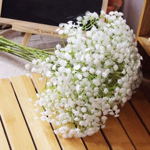52cm Babies Breath Artificial Flowers Plastic Gypsophila DIY Floral Bouquets Arrangement for Wedding Home Decoration DHL