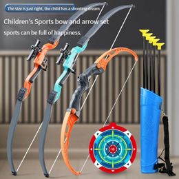 52cm Bow and Toy Set for Children Archery Practice Recurve Buiten Soorten schieten met Target Boys Kids Gifts 240418