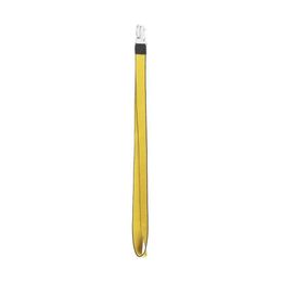 52 cm DE correa de nailon amarillo Cordón industrial Llavero largo serie diseñador de marca logotipo tallado hebilla de aleación hombres y mujeres moda d251k