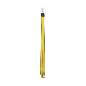 52 cm gele nylon strap industriële lanyard lange sleutelhanger serie merkontwerper gesneden logo legering buckle Men and Women Fashion D1806