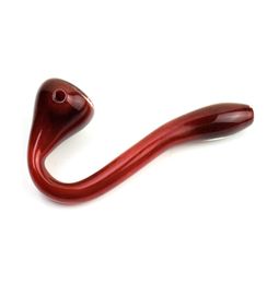 Pipe de fumée de 52quote de longueur Sherlock Snake Shape with Dark Red Color Bubbler Spoon6308787