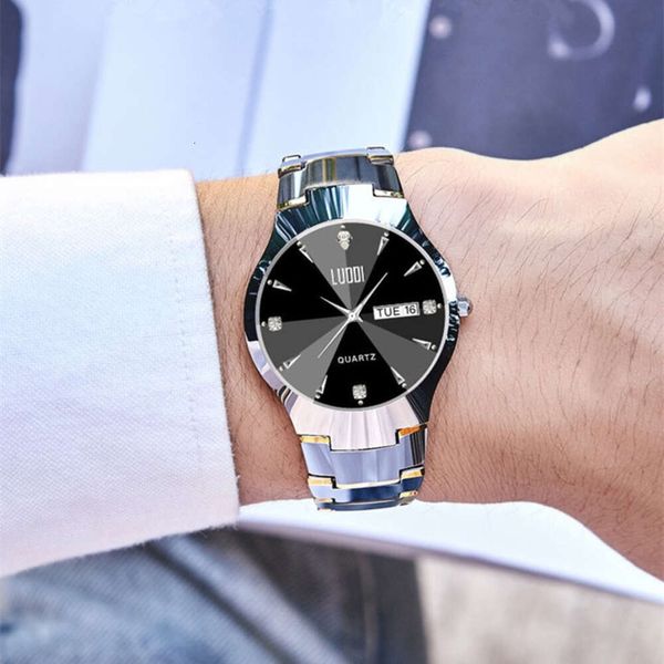 53 Marca Tendencia de moda completamente automática Tendencia impermeable al agua Tungsten Steel Calendar Men's Watch 71