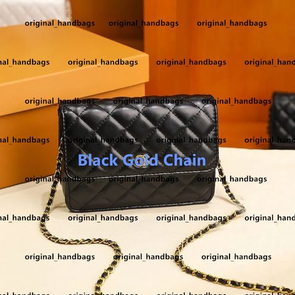 53 Sacs de créateurs Femmes Mini Woc Sacs à bandoulière avec balle Gold CF Rabolet Pours Classic Small Designers Sac fourre-tout Lady Black Handbags Mandted Crossbody Bag Chanells Wallet