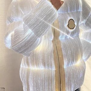 53 donsparka's co-branded badge tag lichtgevende donsjack opstaande kraag high street super mannen gekunstelde hoodie ontwerper gemaakt