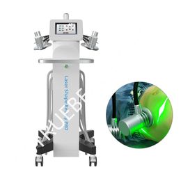 532nm Cold Cryo Lipo Laser Máquina para adelgazar grasa Eliminación de celulitis corporal 6D EMS Cool Paddles Equipo de belleza