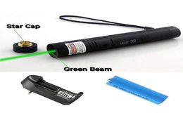 532NM Professional potente 303 Pointer de láser verde Pen láser láser láser láser verde Pen 6497661