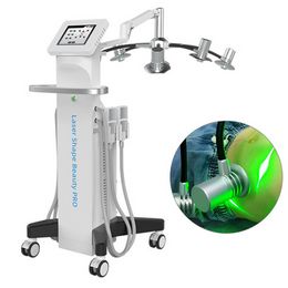 Machine amincissante 6D Lipolaser, longueur d'onde 532nm, 635nm, thérapie à la lumière rouge et verte, lipolyse, réduction de la graisse abdominale, 390