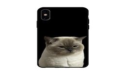 Étuis durables en silicone 5390L2 pour iphone13pro max, mince, joli motif de chat, protection arrière souple, cover2718393