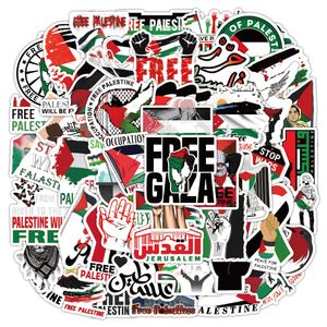 53 stks Palestina Liefde en vrede cartoon graffiti Waterdichte PVC Stickers Pack Voor Koelkast Auto Koffer Laptop Notebook Cup Telefoon Bureau Fiets Skateboard case.