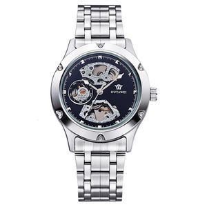 54 OUYAWEI OUYAWEI'S NOUVEAU CEINTURATION D'ACIER TOURBILLON CROF BOTTHERPHOPHER MENS MECHAC MECANICAL WORGY