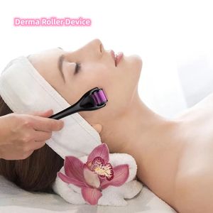 540 Microneedle Titanium 0,5 mm Micro -naald Derma Roller Face vervangbare kopafscheidingen Microdermabrasie Huidverzorging Gereedschap Dermaplaning Microneedling apparaat