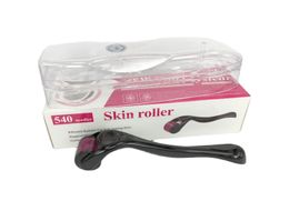 Autres articles de beauté pour la santé 540 aiguilles Derma Micro Needle Skin Roller Thérapie dermatologique Microneedle Dermaroller 0.2 / 0.25 / 0.3 / 0.5 / 0.75 / 1Mm avec emballage de vente au détail