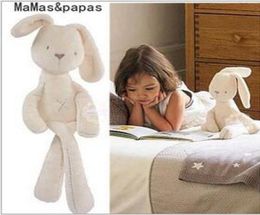 5411CM lindo bebé niños Animal conejo dormir comodidad muñeca peluche juguete JIA7839432834