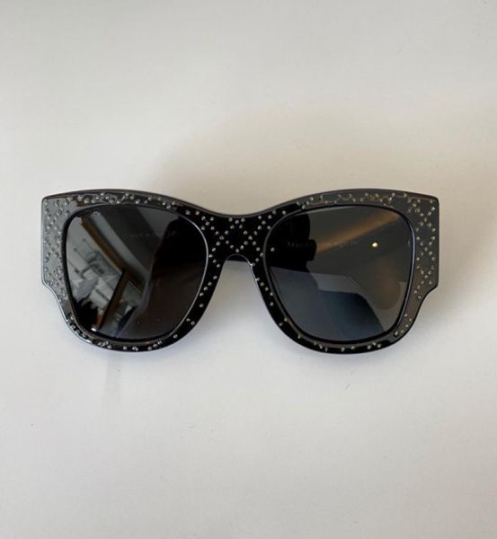 5421 Nouveau diamant dames lunettes de soleil mode revêtement antiultraviolet miroir lentille ovale plaque cadre de haute qualité avec protection cove9994617
