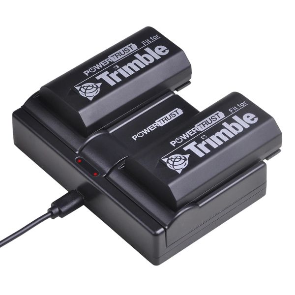 54344 Batterie et chargeur rapide pour Trimble 5700 5800 29518 46607 52030 38403 R6 R7 R8 GNSS TR-R8 GPS POUR PENTAX EI-D-LI1