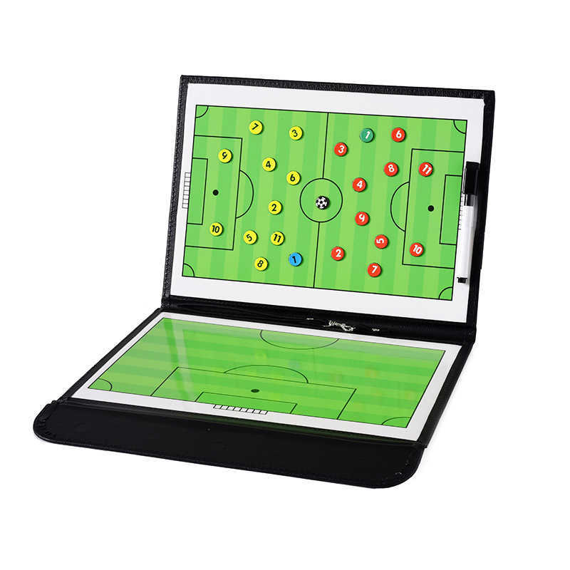 54cm Dobrável Magnetic Board Futebol Coaching Treinadores Jogo Futebol Treinamento Táticas Prancheta Quente