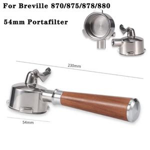 Porte-café 54mm pour Breville série 8 304, filtre à Double bouche en acier inoxydable, Machine à expresso, ustensiles Barista 240313