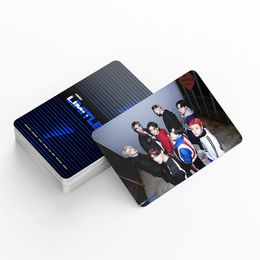 54PCS / SET KPOP ATEEZ nouvel album Zero: Fever Epilogue Lomo Cartes Photocards HD Card d'album Affiche Fan Gift