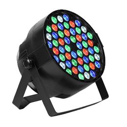 54X3W LED DJ PAR lumière RGBW 162 watts DMX 512 éclairage de scène projecteur Disco pour la maison de mariage église Concert éclairage de piste de danse