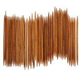 55/110pcs 11 SPOLizos de 13 cm Bamboo Beguiles de tejido Ganchos Crochet Crochet Bamboo Bamboo Needles Cabezado de tejido