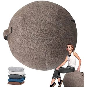 55 65 75 85cm COUVERTURE DE LA PUSSION DE DU BALLE DE YOGA ANTATIQUE ANNORBE ABSORBE SUIT YOGA Fitness Ball Couvercle pour le boîtier de protection 240418