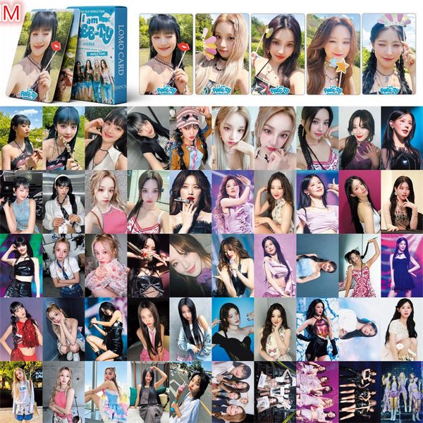 55 feuille de cartes / ensemble (G) Concert I-colant I Am Freety Album Lomo Card Card Song Yuqi Card Gidle Small Card Print Photo Card Kpop