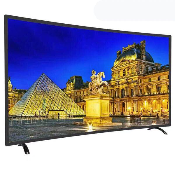 55 Pouces Ultra Hd Tv Led Télévision Noir Plastique 65 4K Smart TV Incurvé Android 65 Hd Wifi Personnalisé