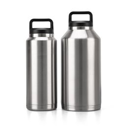 Tasse de voiture en acier inoxydable de grande capacité de 550/1100/2000ml, bouteille Thermos à Double paroi, flacon isolé sous vide Portable pour voyage