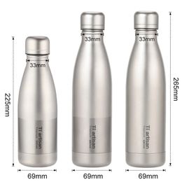 550/680 ml bouteille d'eau portable BPA BPA GRATUITE BOUTEILLE BOTOLLE Gym Sports à vélo