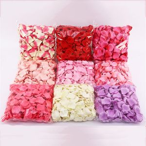 5500 Pcs 20 Couleurs Soie Artificielle Pétales De Rose Simulation Fleur De Mariage Lit De Mariage Plusieurs Couleurs Disponibles Pétales De Fleurs