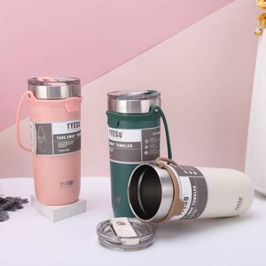 550 ml / 710ml Thermo Flask Flessen Koffiemok Thermosfles Vacuüm Travel Waterfles Tumbler Office Cup Hoge Kwaliteit Drinkware 210907