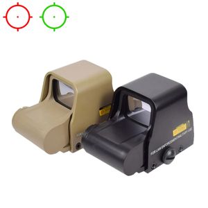 551 552 553 holográfico verde punto rojo vista óptica visión nocturna pistola Rifle alcance 20mm montaje en riel para HK416 AR15-Black