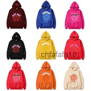 555 Spider Sudadera con capucha Diseñador Mujer Jersey Rosa Rojo Sp5der Young Thug Sudaderas con capucha Hombres Mujeres Bordado Web Sudadera Joggers VGF5