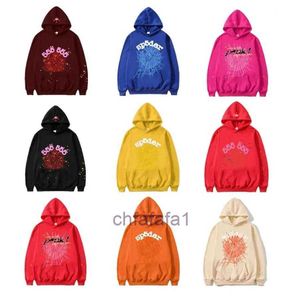 555 Sport Spider Sweat à capuche Hip Hop Designer Femmes Pullover Pink Red Sp5der Young Thug Hoodies Lover Broidered Web Sweatshirt Joggers Pant Znf0