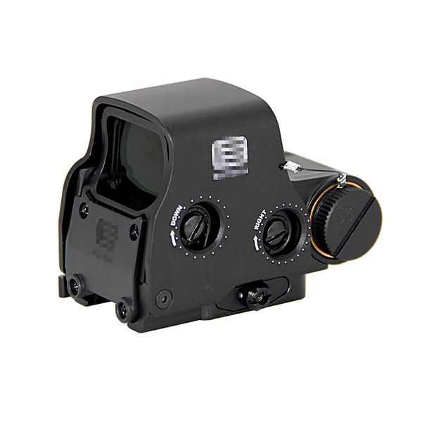 558 Red Green Dot Holographic Scope G33 Loupe Optique Fusil 3x Grossissement Chasse HHS Reflex Sight Lunette de visée tactique avec interrupteur sur le côté QD Mount