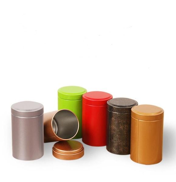 5590 mm Box de estaño té Café Nuts Jar Cajas de almacenamiento Monedas de metal Case de joyas de caramelo Organizador AHD31944017232