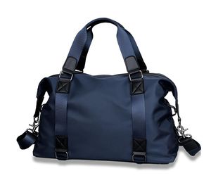 55cm luxe ontwerpers tassen mode mannen vrouwen reizen plunjezak lederen bagage handtassen grote contrast kleur capaciteit sport 66588351c
