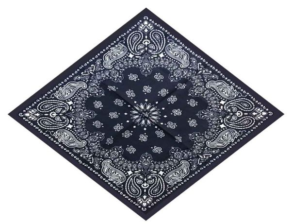 55cm55cm Cotton Hip Hop Paisley Bandana Square Scarf Head Wrap Neck Band Mandkinchief pour Graffititin Boyin Women Men597986