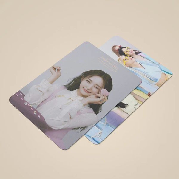 55pcs / set kpop deux fois Lomo Card Stars Album Print HD Formula of Love Photocards Double Side Fans Gift Cute Lomo Cards Photocards