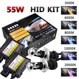 55W HID XENON BI-XENON KOPLICHE BLIB H4 Ontstekingseenheid Blokbollen Kit Elektronische Digitale Controle Ballast