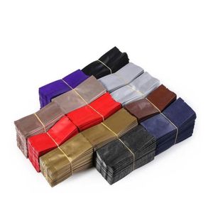 55x13cm thermoscellable côté gousset thé café ouvert sac de rangement papier d'aluminium intérieur papier kraft sacs d'emballage de thé 100pcs Ihjwd