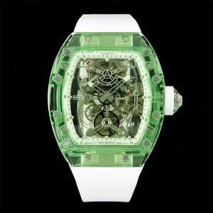 56-01 Montre DE Luxe herenhorloges Handmatig geketend tourbillon-uurwerk Saffierkristal en titanium luxe horloge Horloges Relojes